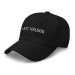 BTC 100,000 Dad Hat