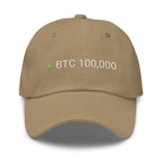 BTC 100,000 Dad Hat